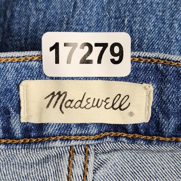 Madewell Jeans Womens 27  Petite Blue Perfect Vintage Straight Leg Mid Rise - Picture 10 of 12